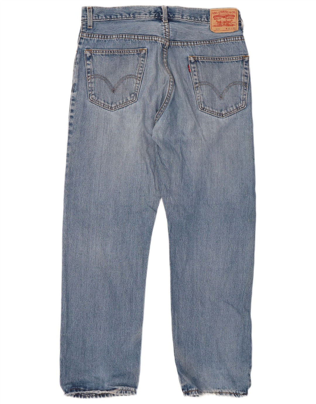 LEVI'S Jeans rectos 505 para hombre W36 L30 Algodón azul