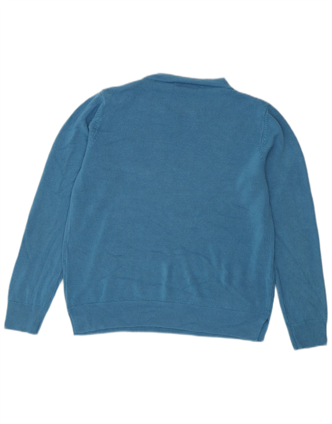 Marks & Spencer Jersey con Cuello Barco para Mujer UK 40 Azul Medio