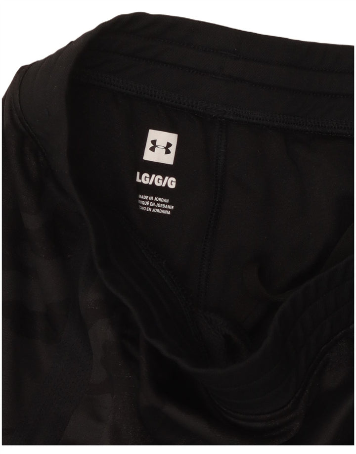 UNDER ARMOUR Pantalones de chándal para mujer Reino Unido 40 Grande Camuflaje negro