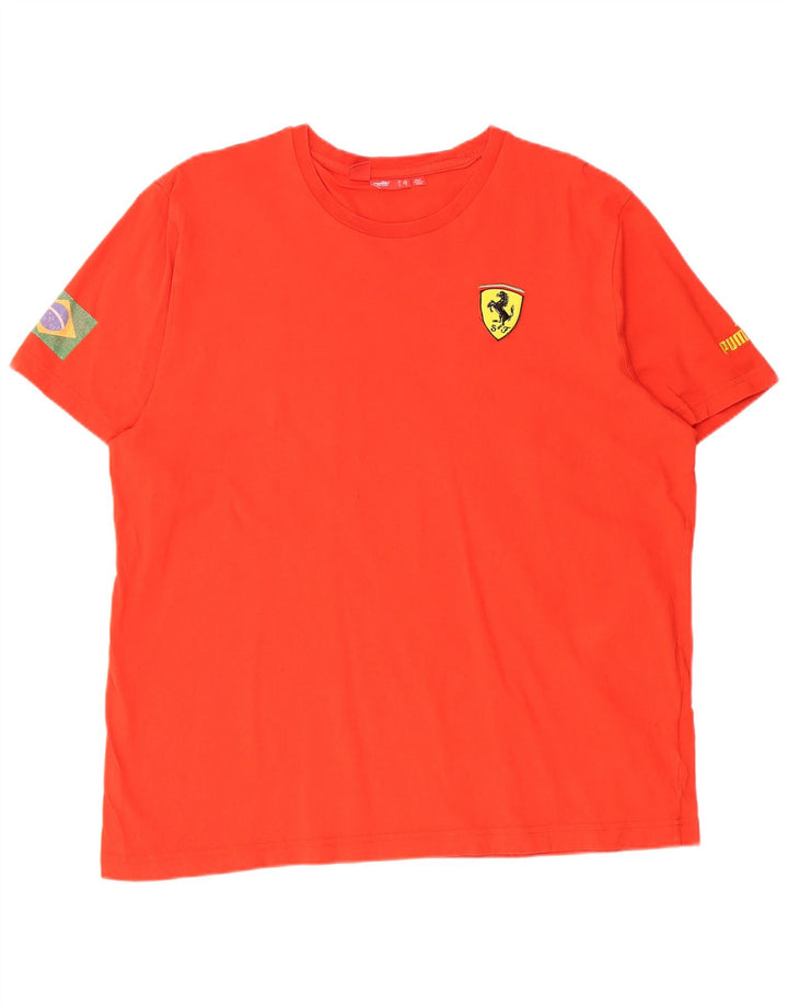 PUMA Camiseta Ferrari para Hombre Top XL Rojo