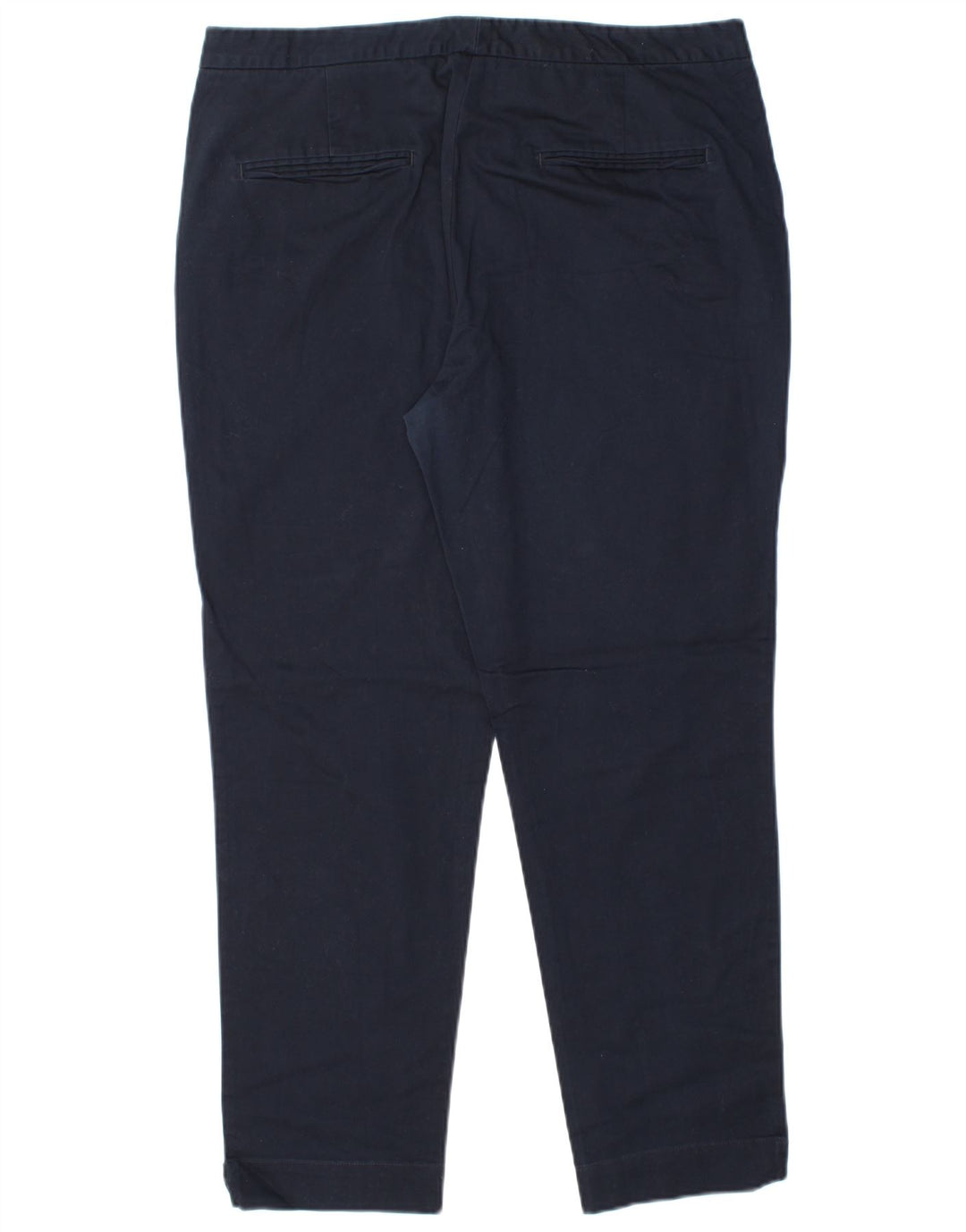 MASSIMO DUTTI Pantalón Chino Mujer EU 44 XL W34 L28 Azul Marino Clásico