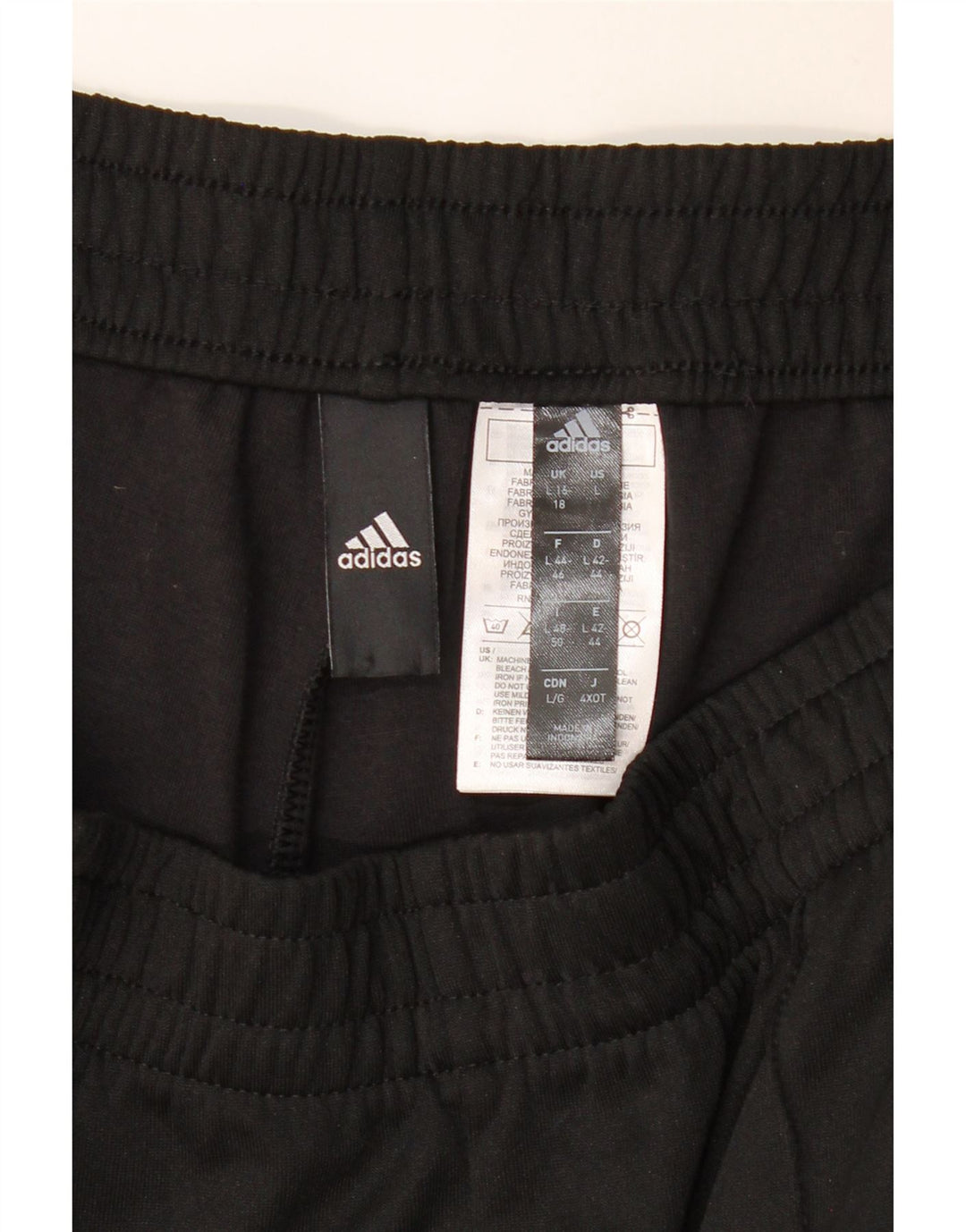 Adidas - Pantalones de chándal para mujer, talla 48/18, talla grande, color negro, poliéster