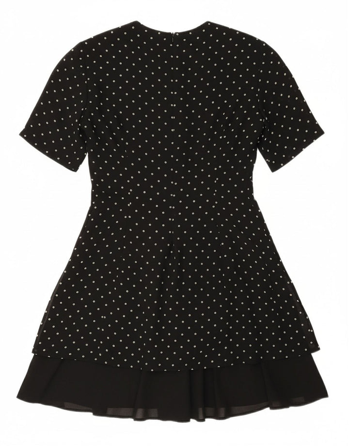 PRISMA Womens A-Line Dress IT 40 Small Black Floral