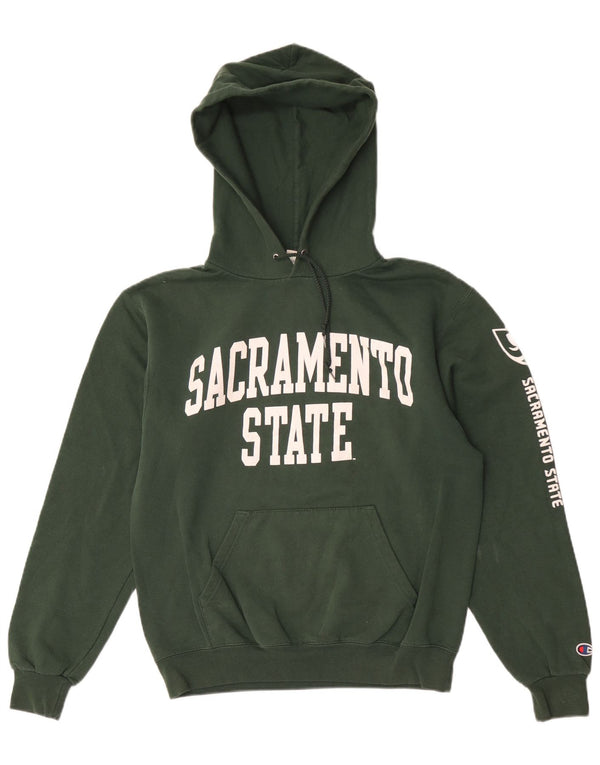 Champion Sacramento Graphic Sudadera con Capucha para Hombre Jersey Pequeño Verde