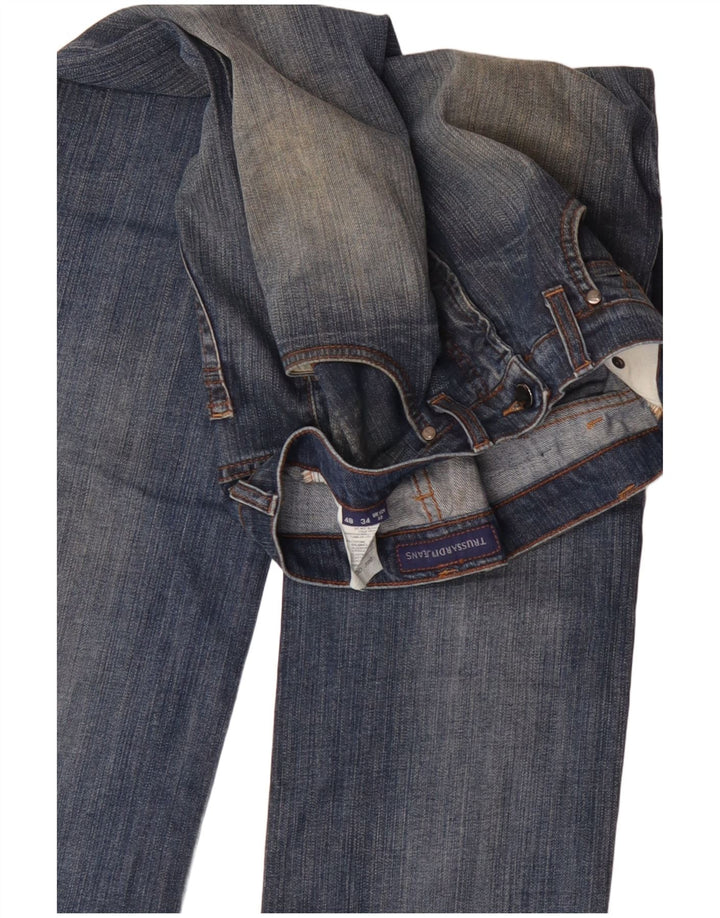 Vaqueros Trussardi Hombre Rectos W32 L34 Azul Algodón
