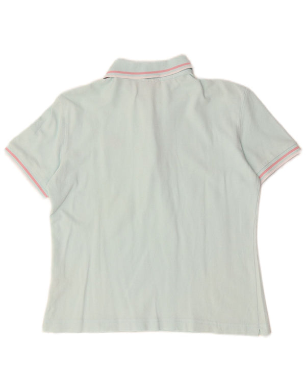 Lotto Polo para mujer UK 44 Grande Algodón azul