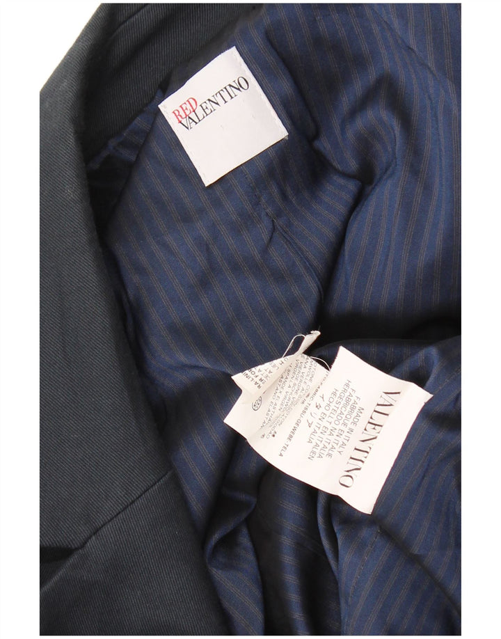 Red Valentino Chaqueta tipo blazer con 1 botón para mujer Reino Unido 42 Algodón azul marino mediano
