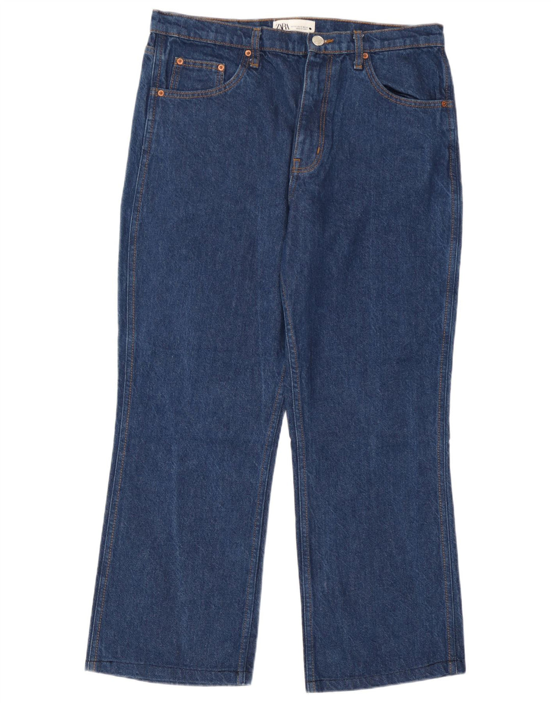 Zara Jeans Bootcut Mujer EU 44 XL W34 L27 Algodón Azul