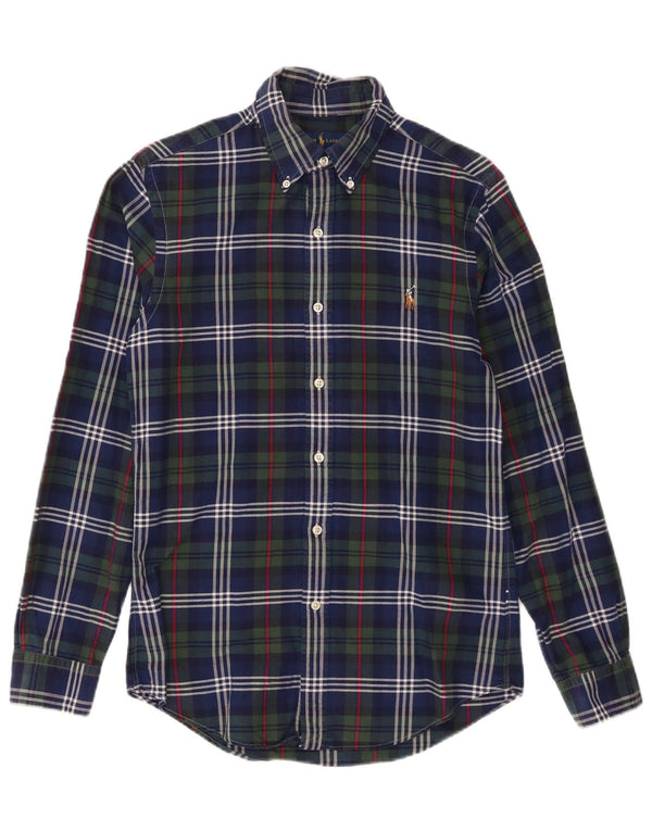 Ralph Lauren Camisa Slim Fit Para Hombre Algodón A Cuadros Multicolor Pequeño