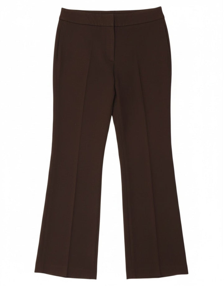 Max Mara Pantalones de traje de fin de semana para mujer UK 8 Small W27 L30 Marrón