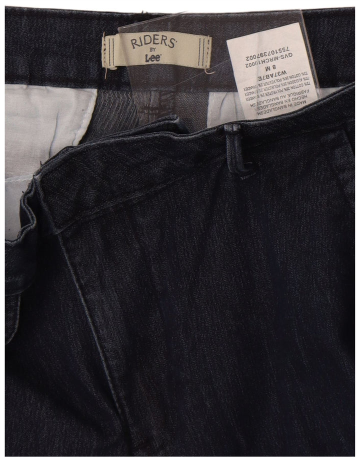 Lee - Pantalones cortos vaqueros para mujer Riders US 8 mediano W30 azul marino algodón