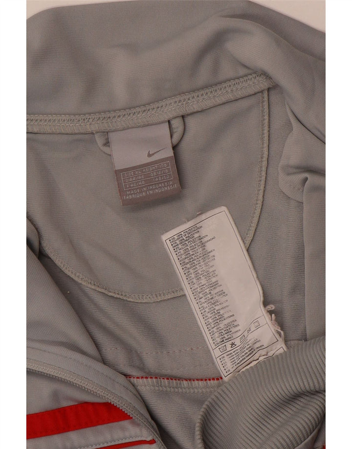 Nike Chaqueta de Chándal para Mujer ES 40/40 XL Gris Colorblock Poliéster