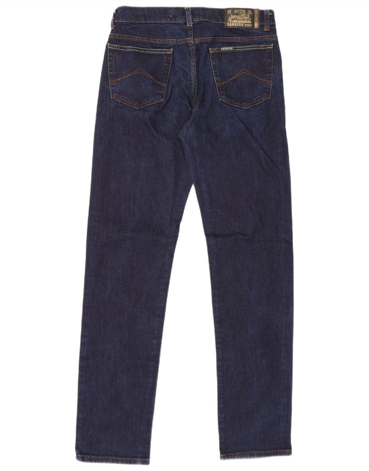 Carrera Jeans rectos regulares para hombre IT 48 Medium W32 L34 Azul marino Algodón