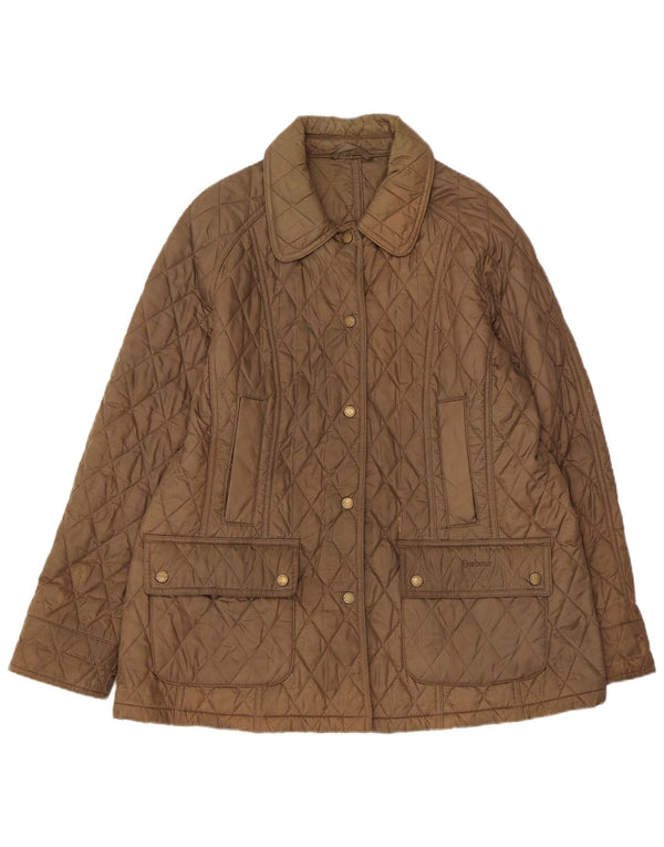 Barbour Chaqueta Acolchada Mujer ES 40 XL Poliamida Marrón