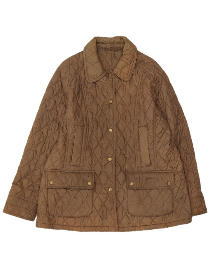 Barbour Chaqueta Acolchada Mujer ES 40 XL Poliamida Marrón