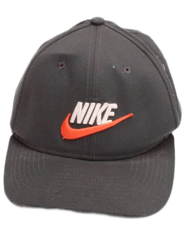 Nike Mens Dri Fit Graphic Baseball Cap Small/Medium Grey Polyester