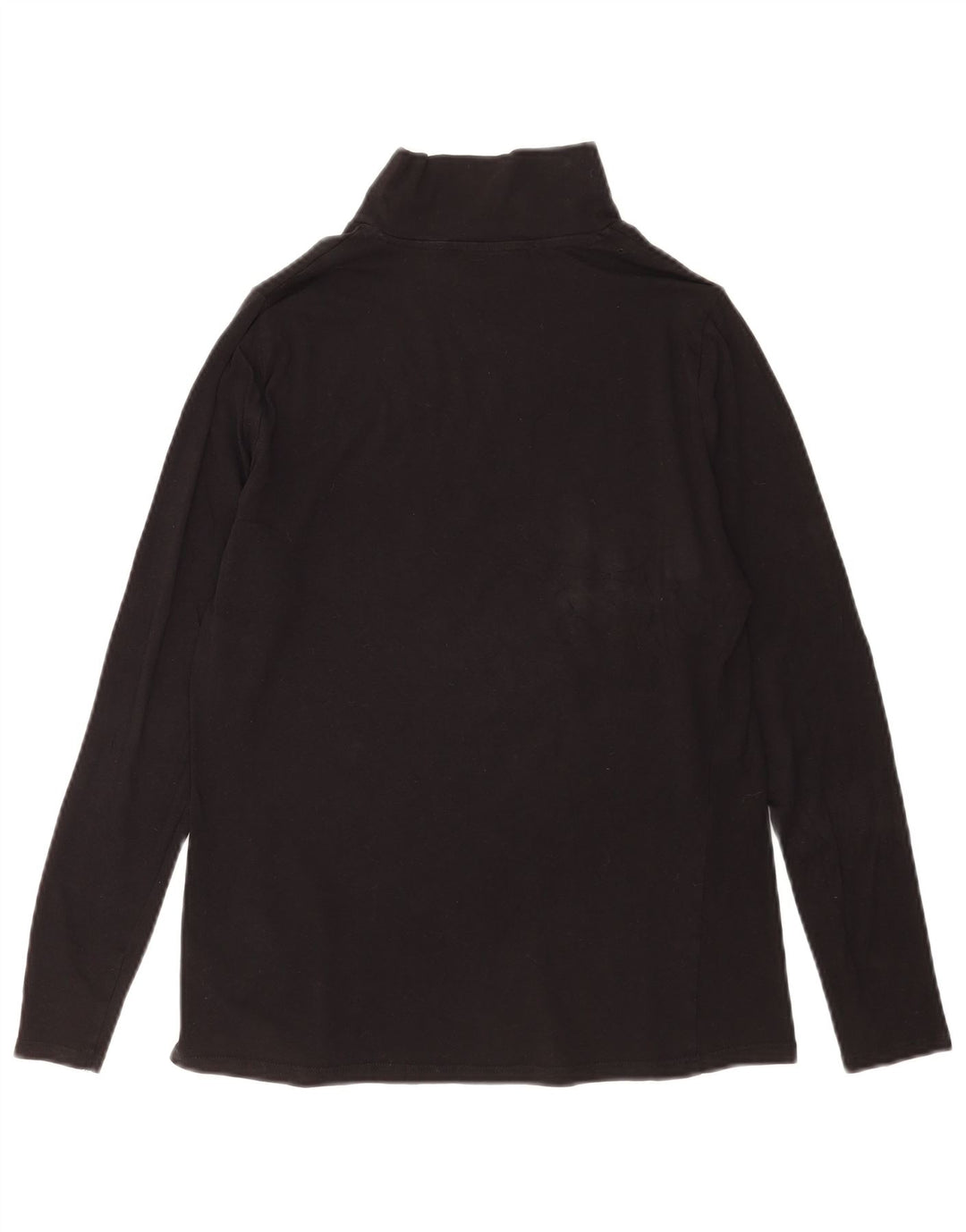 Marks & Spencer Top para mujer de manga larga UK 44 Mediano Algodón negro