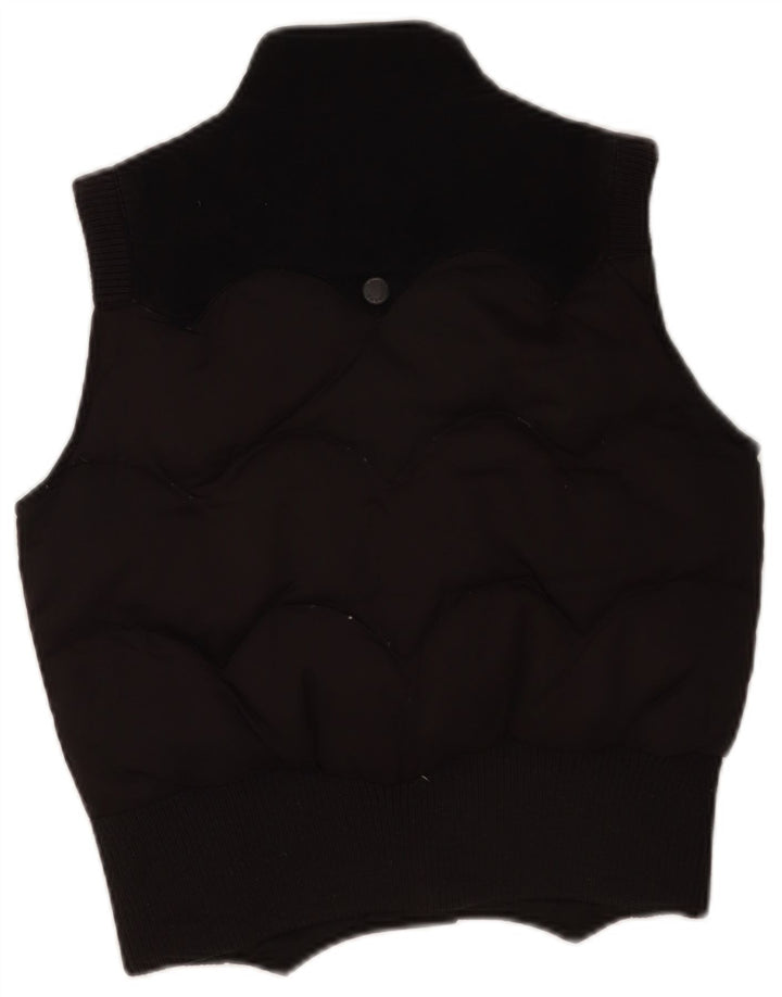 Levi's Chaleco acolchado corto para mujer UK 10 Small Poliéster negro