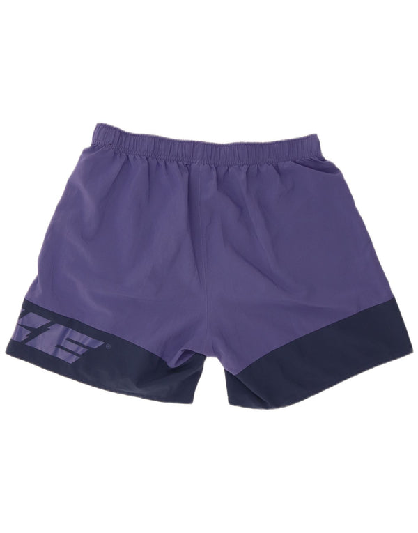 Adidas Pantalones Cortos Deportivos con Estampado Estándar para Hombre XL Morado Colorblock