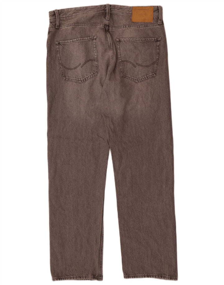 Jack & Jones Vaqueros ajustados para hombre W33 L32 Algodón gris