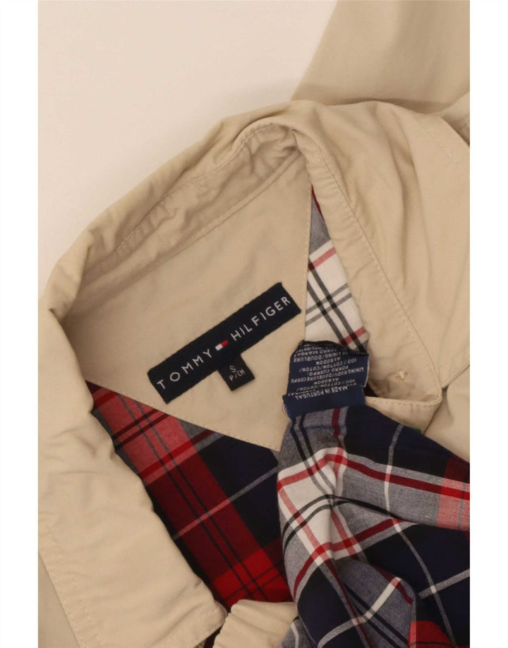 Tommy Hilfiger Chaqueta Bomber para Hombre UK 36 Small Beige Cotton