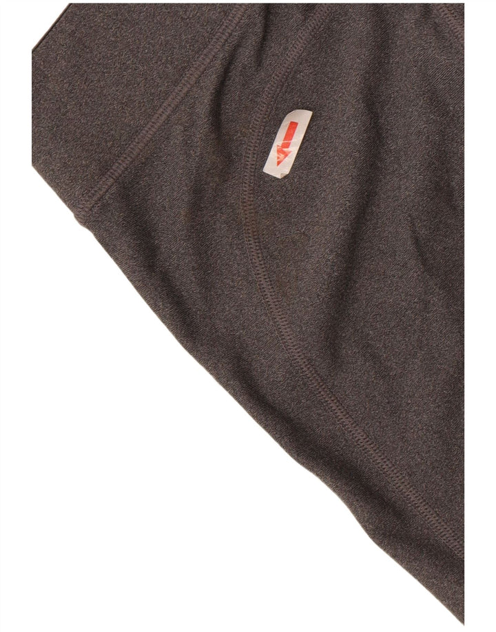 Under Armour Leggings Capri para mujer UK 10 Small Gris Poliéster