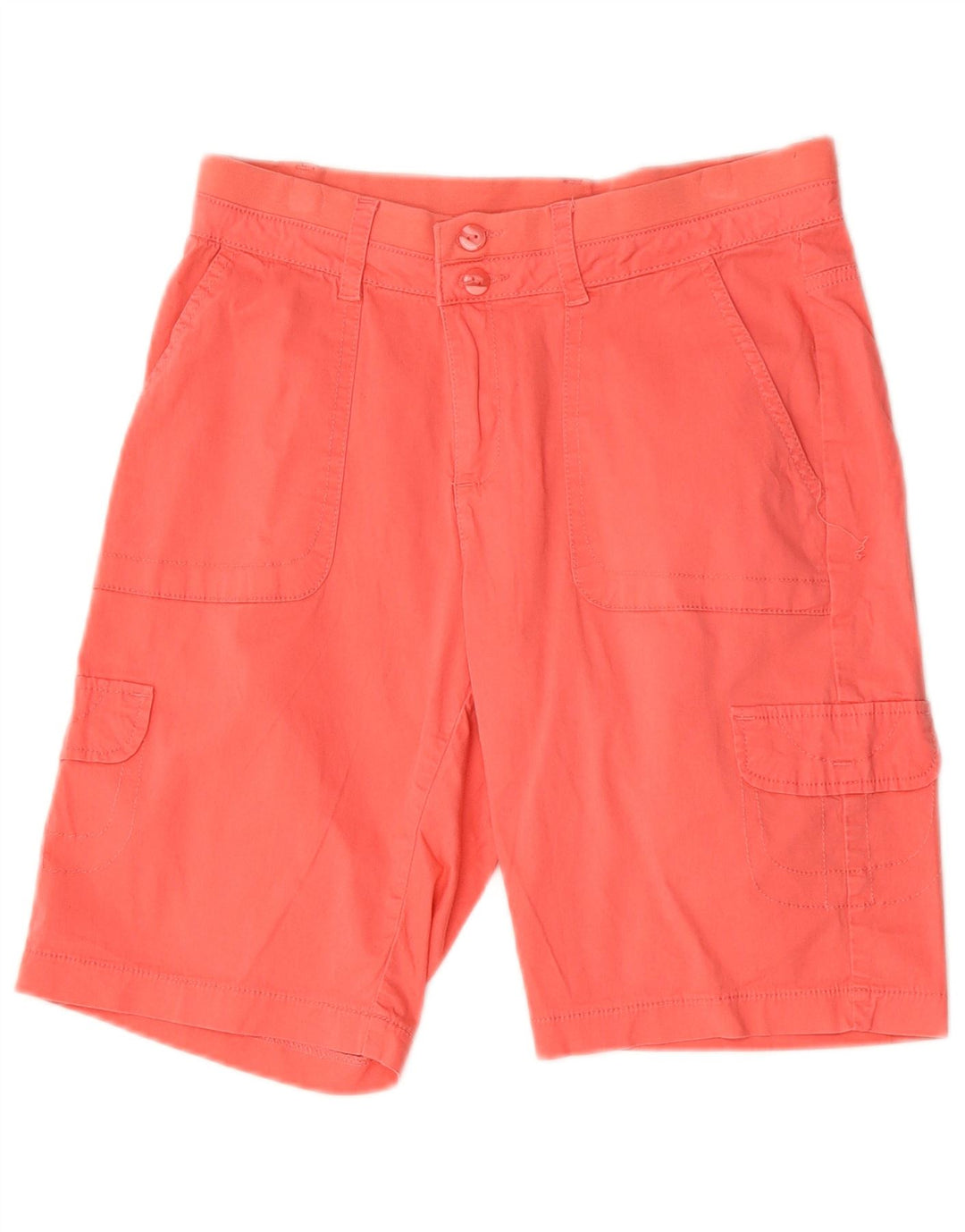 Lee pantalones cortos cargo de ajuste relajado para mujer US 6 mediano W30 algodón rojo