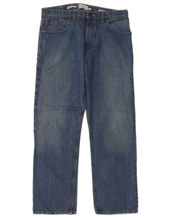 Marks & Spencer Jeans rectos para hombre W34 L29 Algodón azul