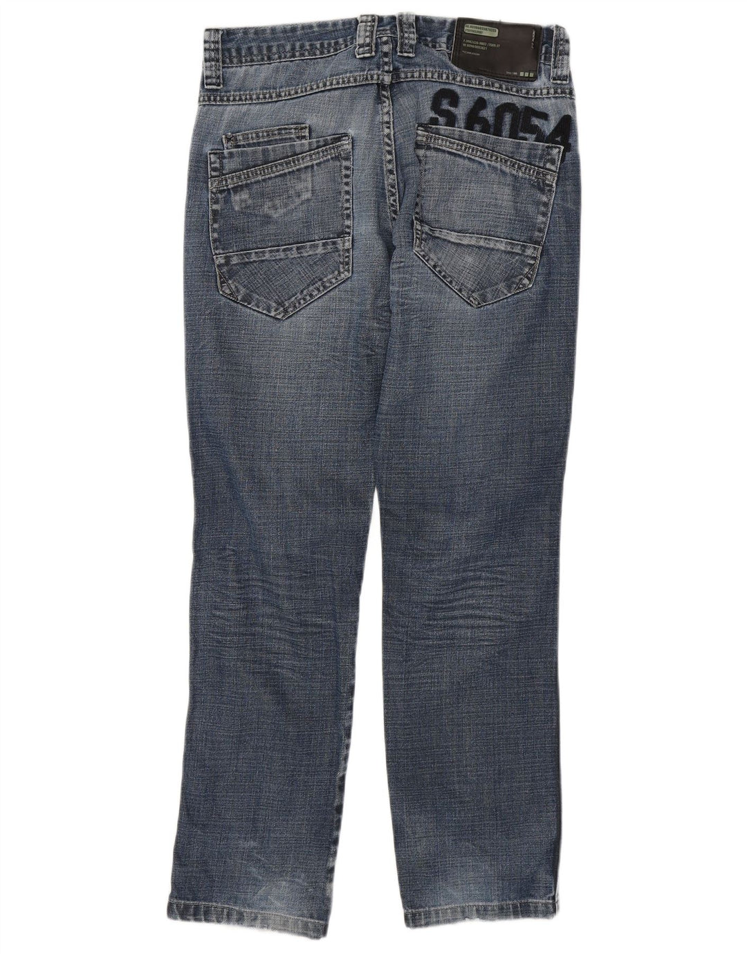 Springfield Jeans Rectos Gráfico Hombre W28 L30 Algodón Azul