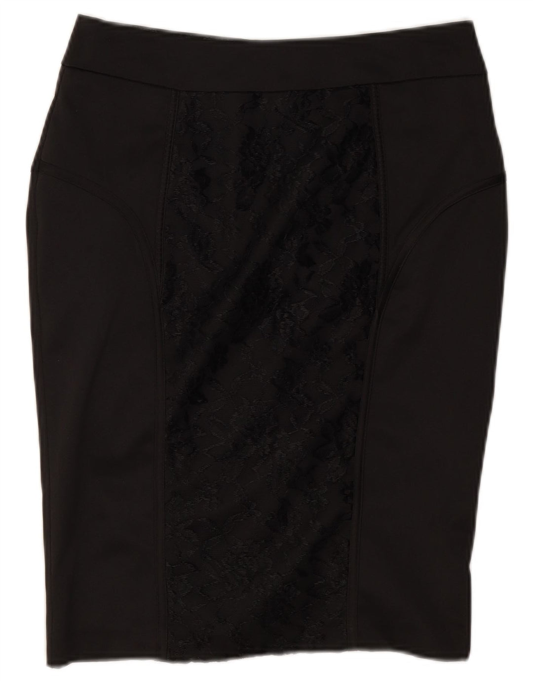 Falda lápiz para mujer Dunnes UK 8 Small W26 Poliéster floral negro