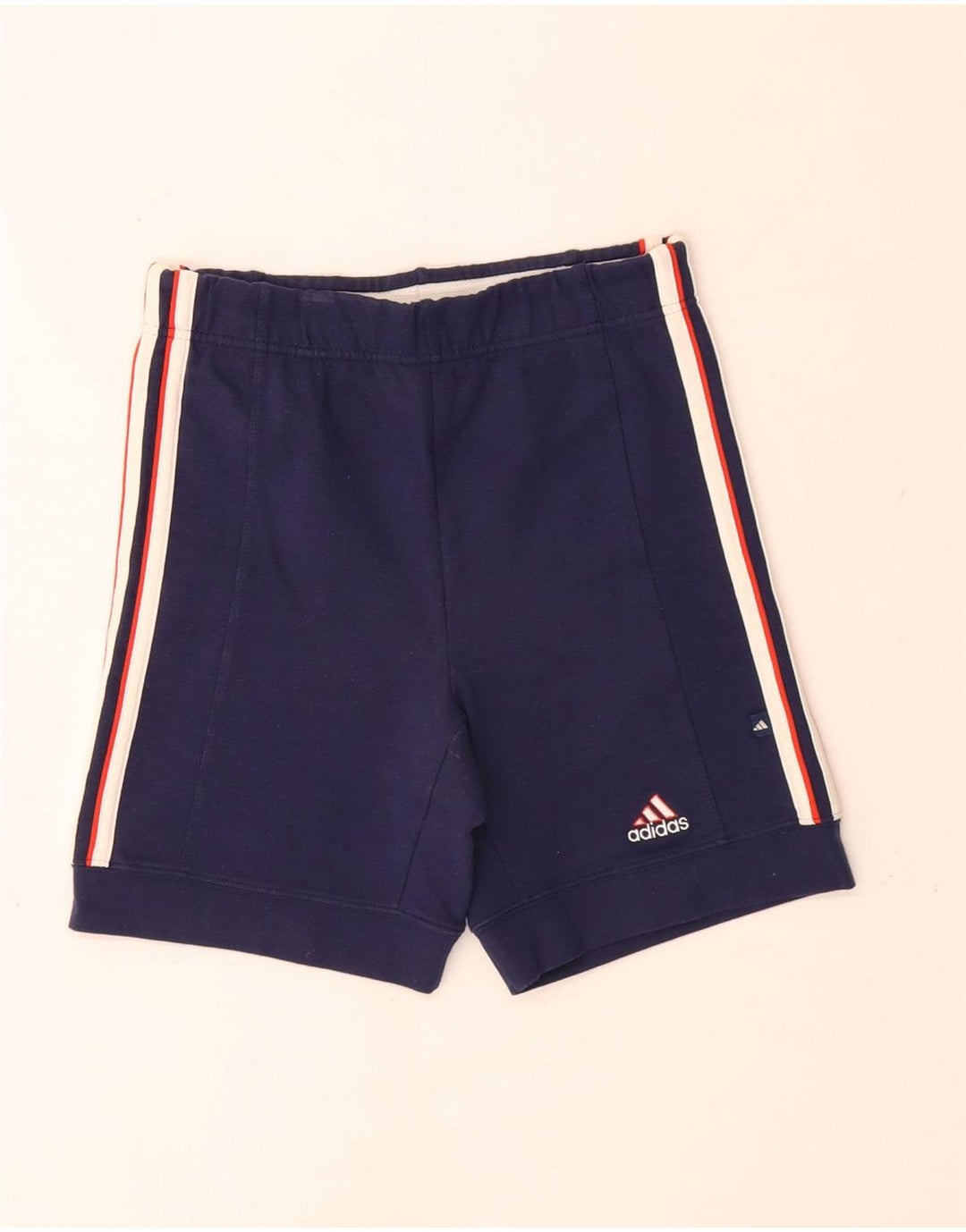 Adidas Pantalones cortos deportivos para mujer UK 12 Medium Azul marino Algodón