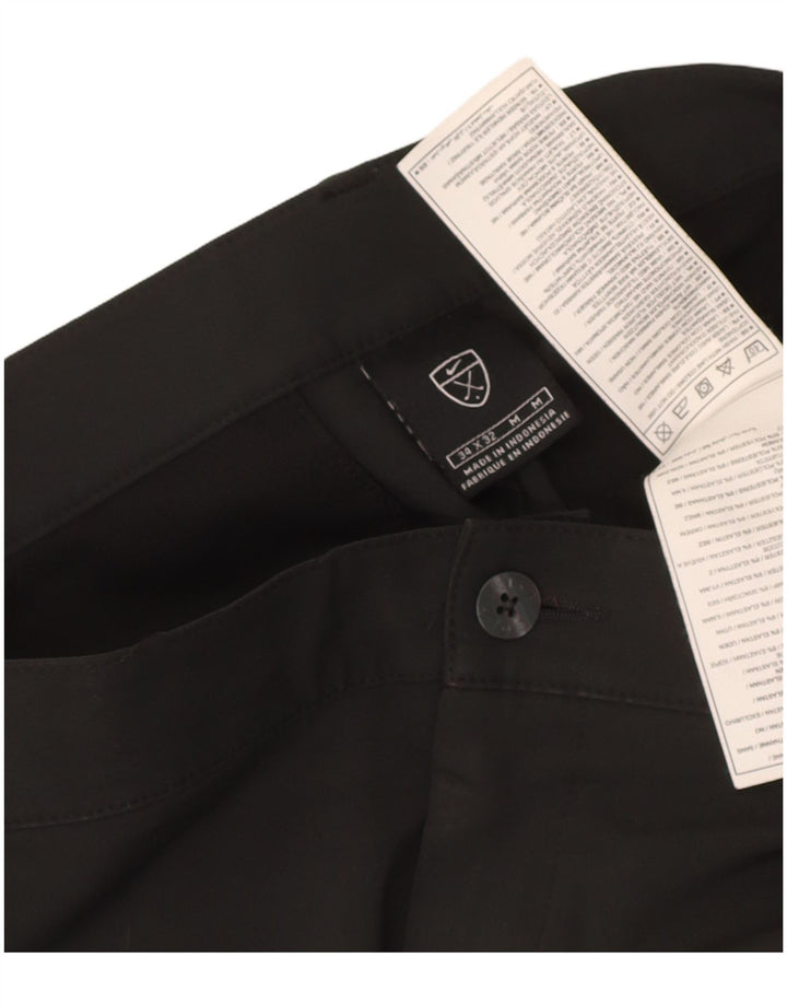 Pantalón chino recto Nike para hombre W34 L32 Poliéster negro