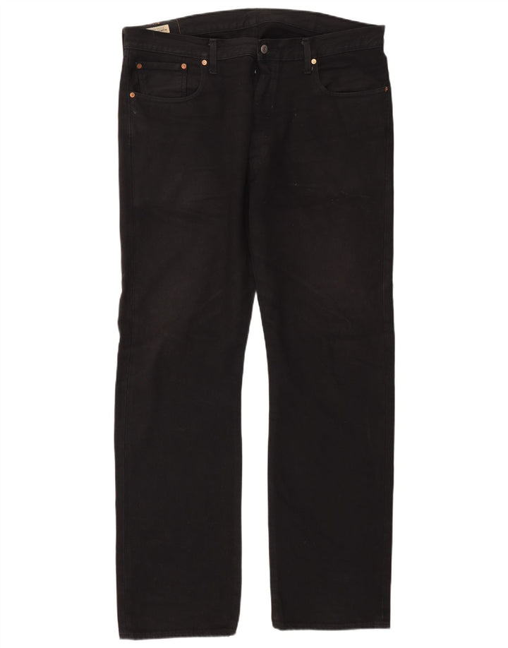 Levi's Vaqueros rectos 501 para hombre W38 L34 Algodón negro