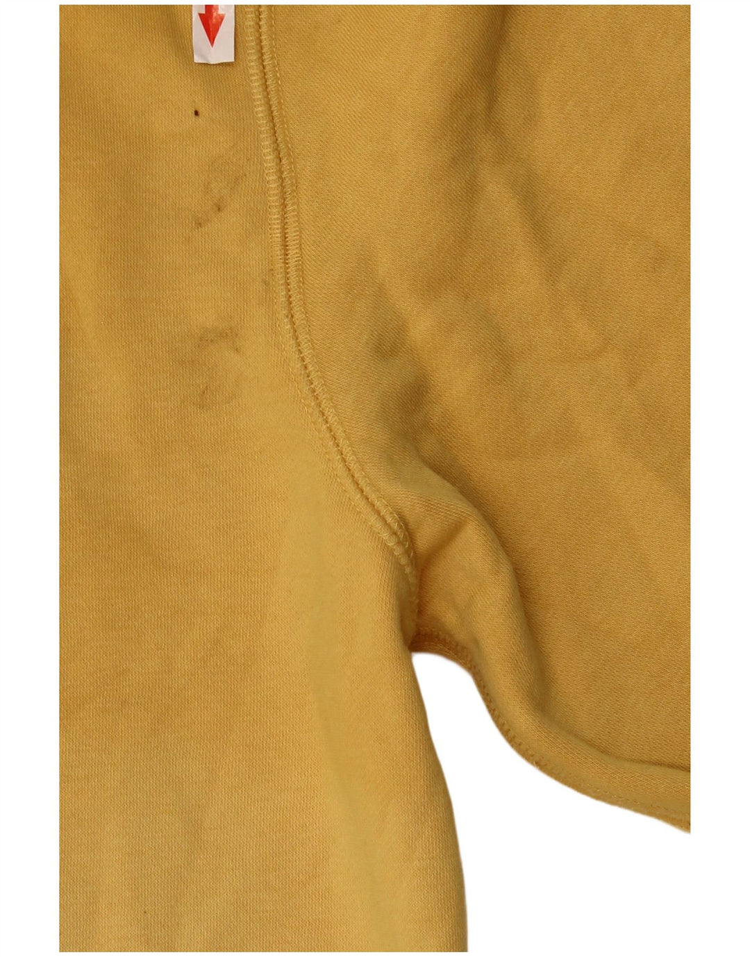 CHAMPION Jersey con capucha gráfica para hombre pequeño amarillo