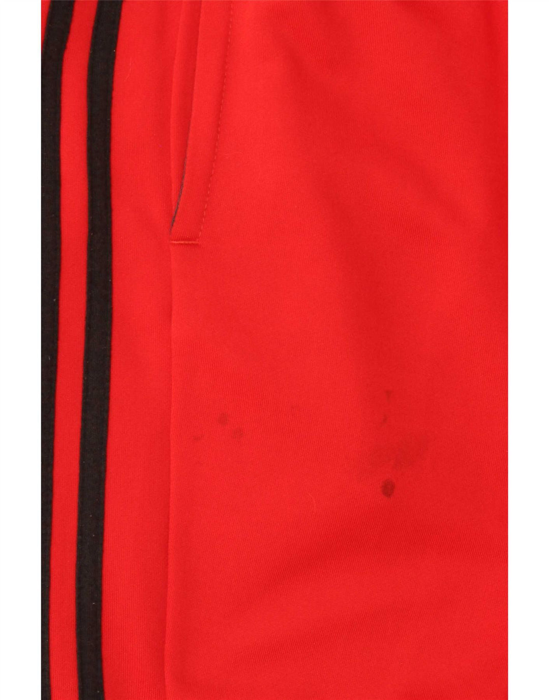 Adidas Pantalones de chándal para hombre UK 44/46 Large Rojo Poliéster
