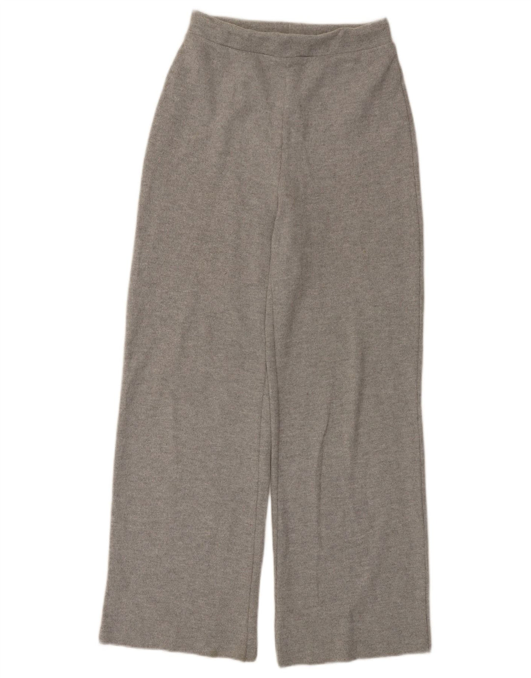 Zara Mujer Pantalón Chándal UK 8 Small Gris Moteado Poliéster