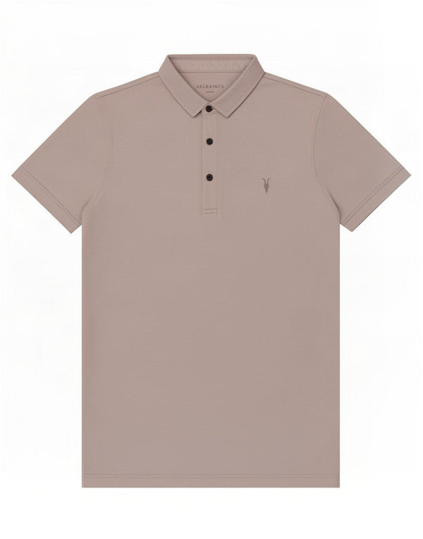 All Saints Polo Hombre XS Gris Algodón