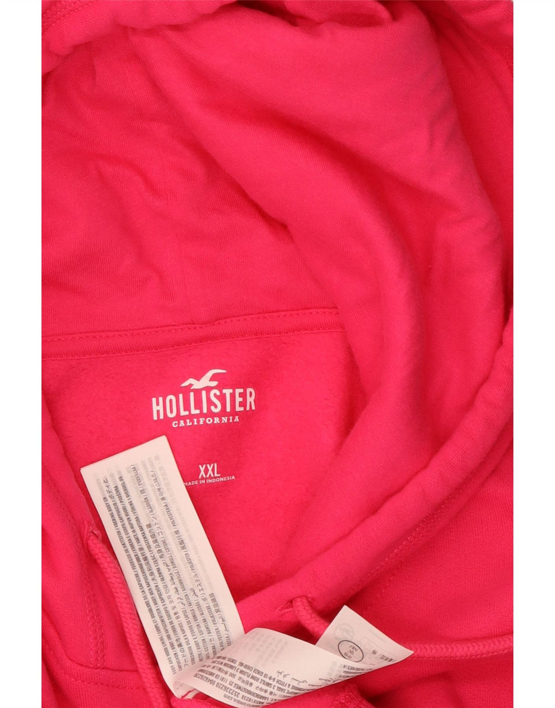 HOLLISTER Jersey con capucha extragrande para mujer UK 20 2XL Algodón rosa