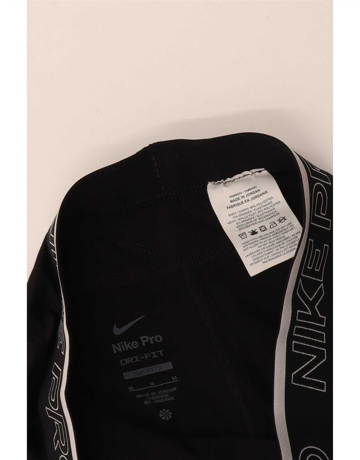 Leggings capri con gráfico Dri Fit para hombre Nike Poliéster negro mediano