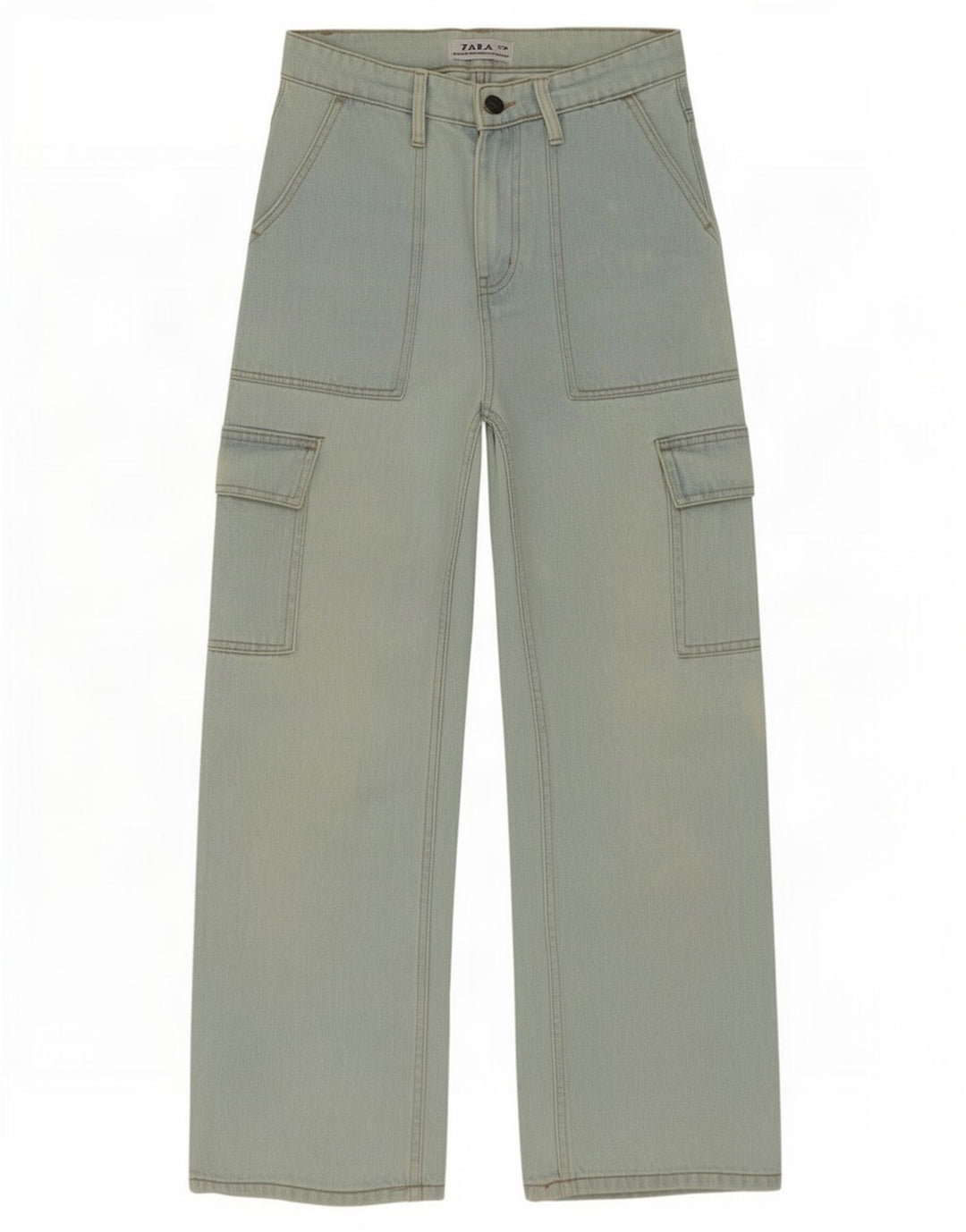 Zara Hombre Vaqueros Cargo Sueltos W28 L27 Azul