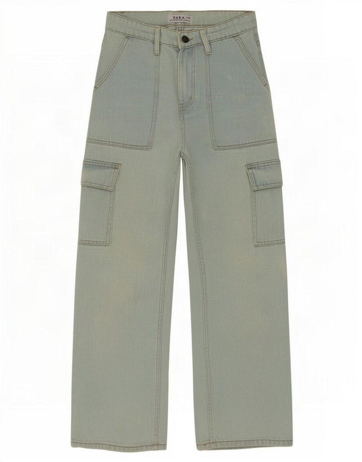Zara Hombre Vaqueros Cargo Sueltos W28 L27 Azul