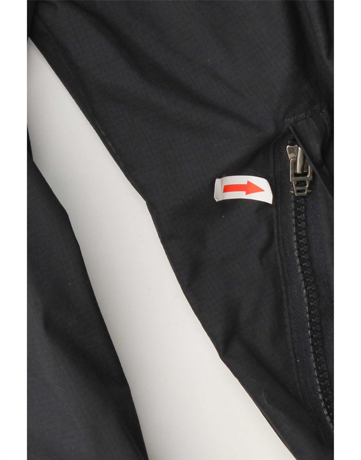 Superdry Chaqueta impermeable gráfica para mujer, talla 42, nailon azul marino mediano