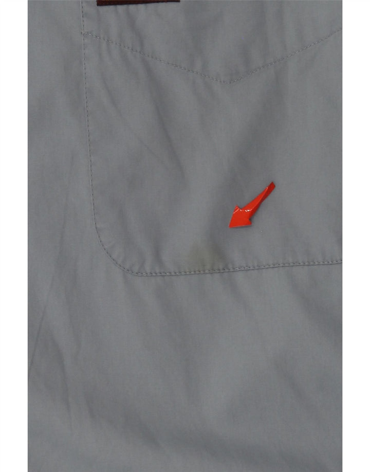 Camisa Marlboro Classics Hombre Grande Azul Algodón