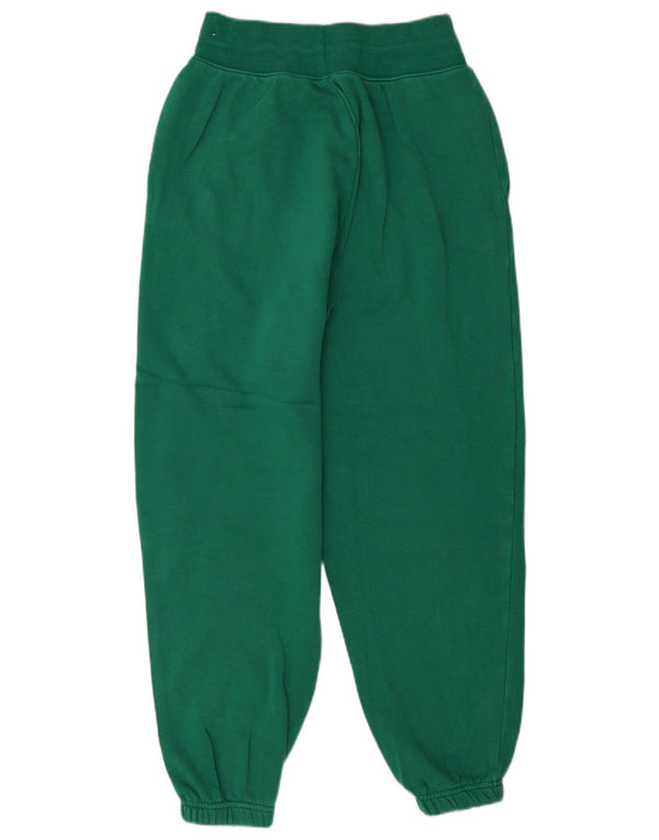 Nike Mujer Chándal Pantalones Joggers UK 4 XS Verde Algodón