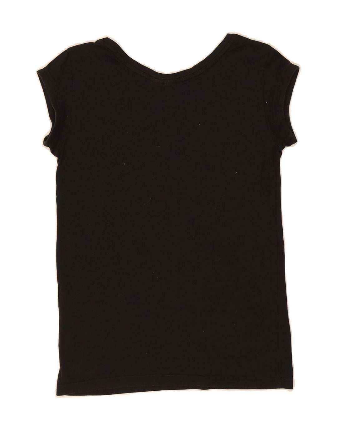 ADIDAS Womens Graphic T-Shirt Top UK 12 Medium Black Vintage Adidas and Second-Hand Adidas from Messina Hembry 