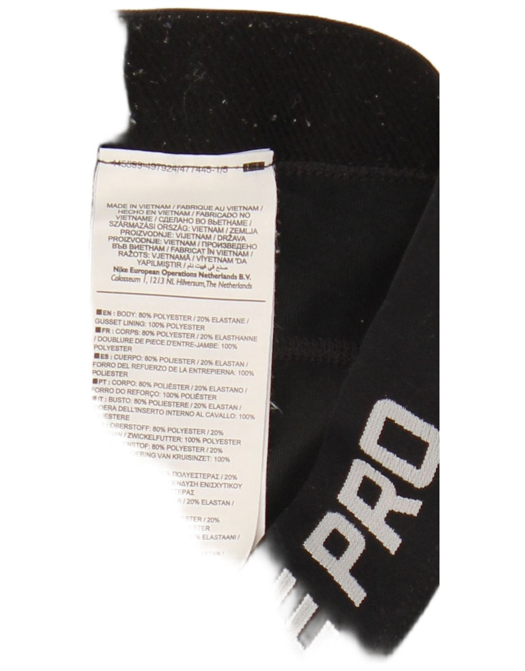 Leggings Nike Capri Graphic Mujer Poliéster negro mediano