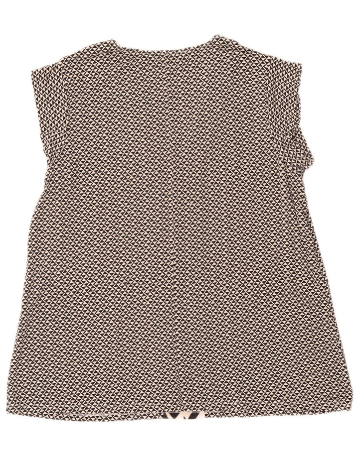 Max Mara Blusa de fin de semana para mujer Top UK 44 Grande Negro Geométrico