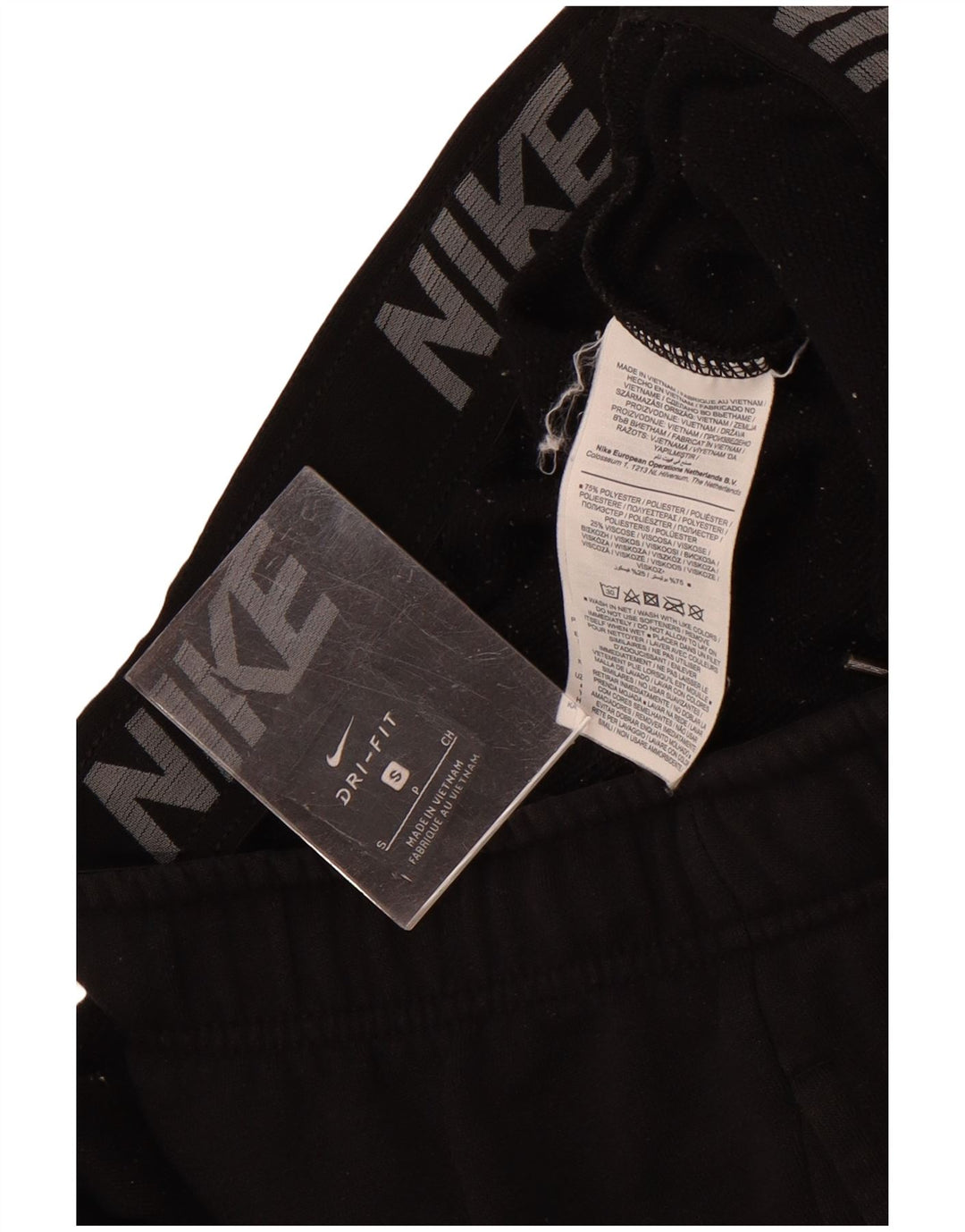 Nike Hombre Dri Fit Chándal Pantalones Joggers Pequeño Poliéster Negro