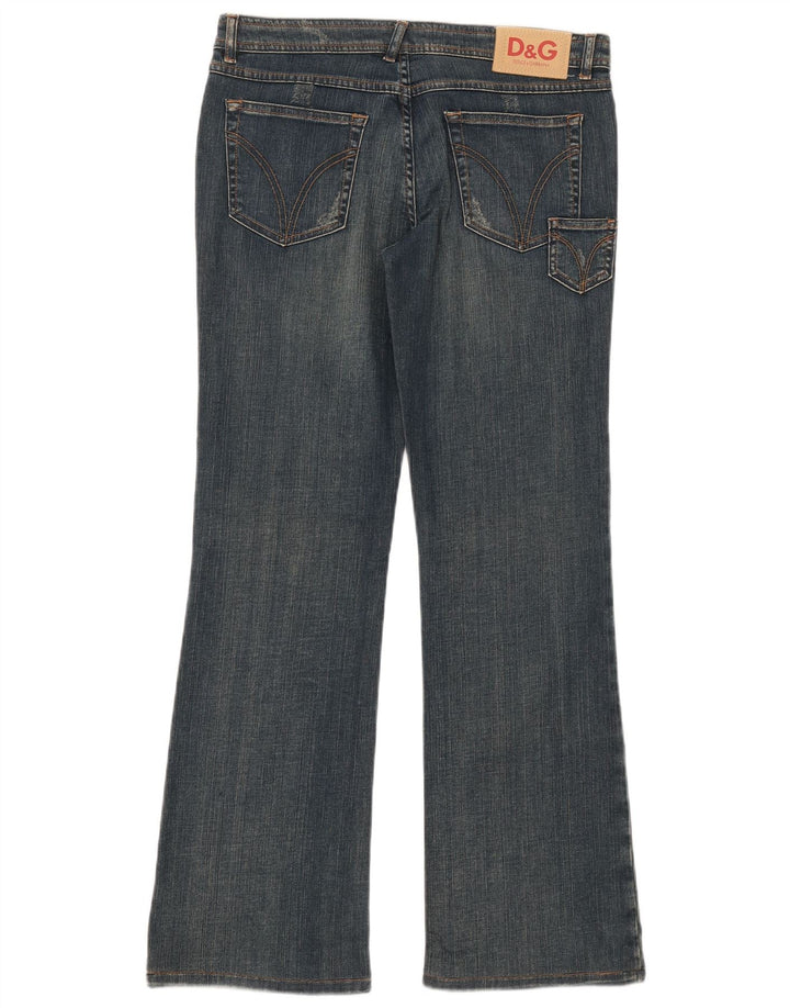 Dolce & Gabbana Vaqueros Bootcut Mujer W30 L30 Algodón Azul