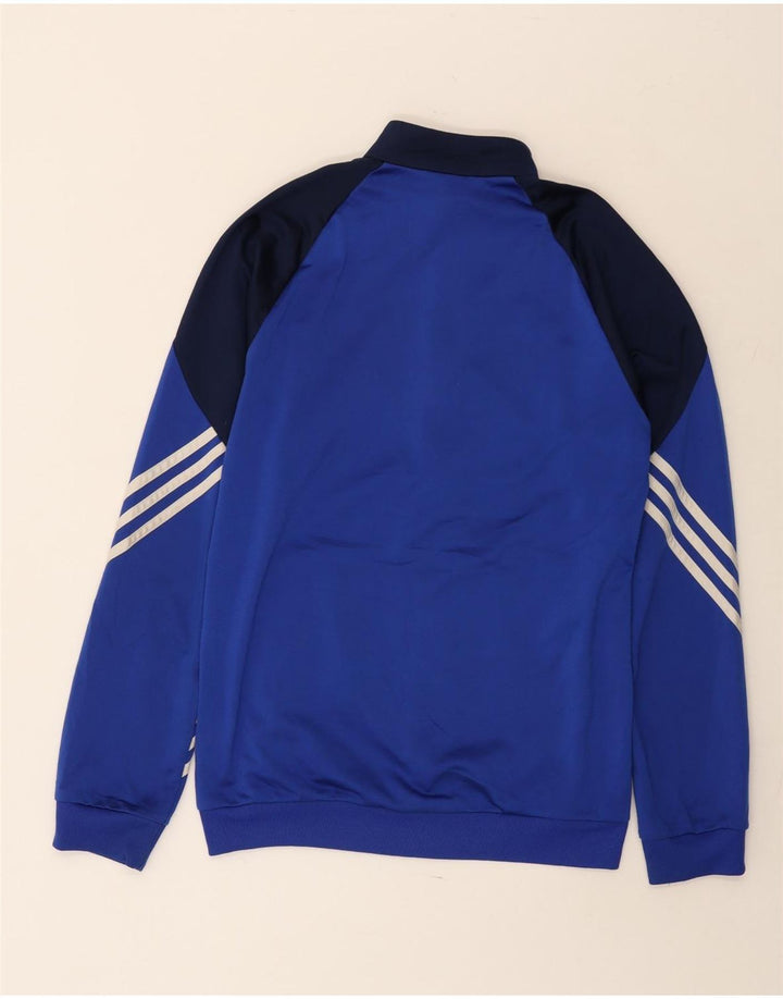 Adidas Hombre Chándal Top Jacket Small Azul Colorblock Poliéster